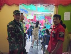 Babinsa Koramil 04/Pkl Kuras Laksanakan Pengamanan Ibadah Natal