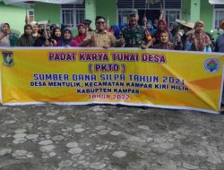 Babinsa Koramil 05/KK Ikuti Kegiatan Padat Karya Tunai Desa