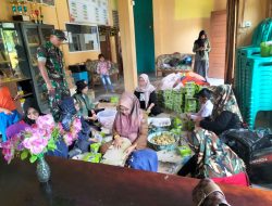 Tumbuhkan Hubungan Silaturahmi yang Baik, Babinsa Komsos Dengan Ibu- Ibu PKK