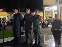 Dandim 0313/KPR Hadiri Apel Pengamanan Malam Pergantian Tahun Baru 2023