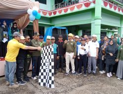 Dandim 0313 / kpr Hadiri Jalan Sehat Kerukunan Dalam Rangka Hari Amal Bakti kemenag RI Ke- 77 tahun 2023