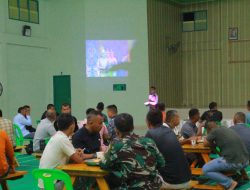 Kodim 0313 / KPR Melaksanakan Nonton Bareng Pagelaran Wayang Orang Dengan Lakon Pandawa Boyong