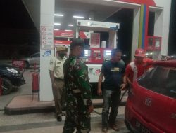 Aktif Laksanakan Patroli Malam, Piket Koramil 16/Tapung Pantau Situasi dan Kondisi Wilayah
