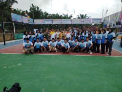 Babinsa Koramil 04/Pkl Kuras Menghadiri Pembukaan Turnamen Bola Volly CUP II Desa Mayang Sari