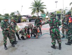 Kodim 0313/Kpr Mangadakan Latihan PRCPB (Pasukan Reaksi Cepat Penanggulangan Bencana)