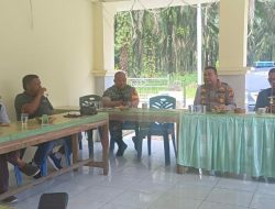 Bentuk Sinergitas, Babinsa Koramil 16/Tapung Hadiri Acara Curhat Masyarakat Bersama Kapolsek Tapung