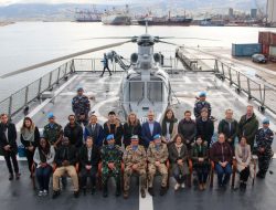 Satgas Perdamaian TNI AL, KRI Frans Kaisiepo-368 Dijuluki “The Power Host of MTF”