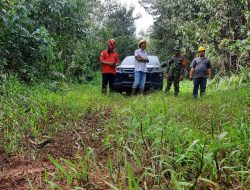 Babinsa Serka Humaidi Rpk perusahaan dan Securiti Laksanakan Patroli Karhutla