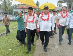 Kadis PMD Kab. Kampar Resmikan Desa Persiapan Tanjung Jaya dan Kobuo Panjang