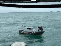 TNI AL Selamatkan Boat Patroli Perikanan Malaysia Yang Hilang Kontak