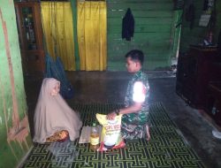Babinsa Koramil 07/Kampar Melaksanakan Kegiatan Babinsa Masuk Dapur Sebagai Bentuk Kepedulian Kepada Warga
