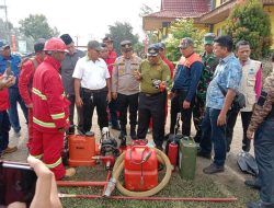 Babinsa Koramil 04/Pkl.Kuras Mengikuti Apel Gabungan Kesiapsiagaan Penanggulangan Karhutla