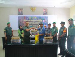 Kodim 0313/Kpr Berikan Bantuan Nutrisi Tambahan Anak Stunting Dari KASAD Kepada Masyarakat