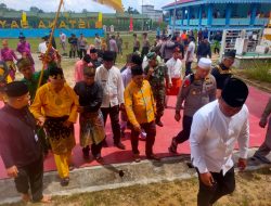 Sambut Bulan Ramadhan, Danramil 03/Bunut Menghadiri Prosesi Mandi Balimau Sultan