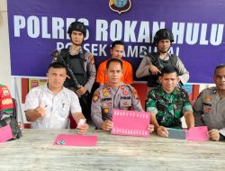 Babinsa Koramil 11/Tambusai Kodim 0313/Kpr Tangkap Pengedar Narkotika Jenis Sabu Sabu