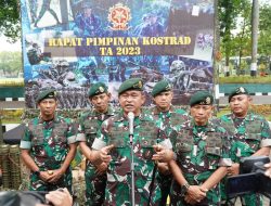 Pangkostrad Pimpin Rapim dan Apel Komandan Satuan Kostrad TA 2023 Terpusat