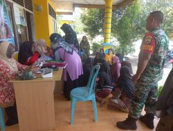 Babinsa Menghadiri Giat Pantau Komorbid Jaga Lansia Desa Bukit Gajah