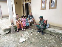 Sapa Warga, Ini Pesan Babinsa Koramil 10 Kunto Darussalam Kodim 0313/KPR