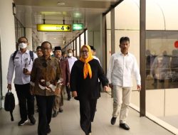 Wagub Marlin Bersama HMR Sambut Kedatangan Menko Polhukam
