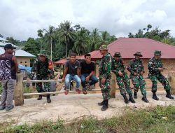 Babinsa Koramil 13/Rokan Komsos Tentang Bahaya Narkoba