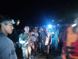 Babinsa Koramil 04/Pkl.Kuras Bantu Dalam Pencarian Korban Tenggelam di Sungai Bangkarai