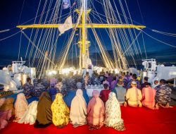 Doa Bersama Anak Yatim, Iringi KRI Bima Suci Bertolak Lanjutkan Misi Diplomasi
