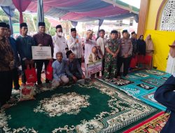 Danramil 03/Bunut Bersama Muspika Hadiri Safari Ramadhan 1444 H di Masjid Al-Makmur Desa Sungai Buluh