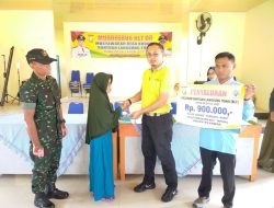 Babinsa Koramil 16/Tapung Dampingi Penyaluran BLT-DD Tahun 2023