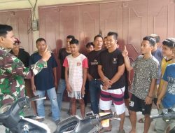 Serma Yudo Babinsa Koramil 07/Kampar, Sambil Komsos Beri Himbauan Agar Jauhi Barang Terlarang