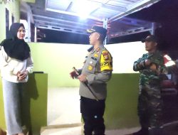 Dirokan Hulu Riau Petugas Tinjau Rumah Warga yang Kosong Ditinggal Mudik