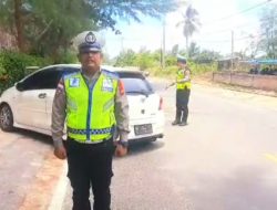Pos Pelayanan Polres Bintan Pantai Trikora Idul Fitri 1444 H Ke- III Aman dan Lancar