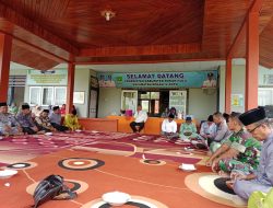 Dihari Jum’at Yang Barokah Batituud Koramil 13/Rkn Hadiri Halal Bihalal Dikecamatan Rokan IV Koto