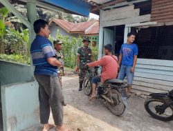 Agar Tidak Terjadi Karhutla, Babinsa Langgam Aktif Laksanakan Sosialisasi dan Patroli diwilayah Binaan