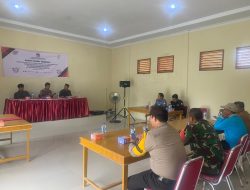 Peltu Alex Hermawan Menghadiri Rapat Pleno Terbuka Rekapitulasi Pemilihan Sementara