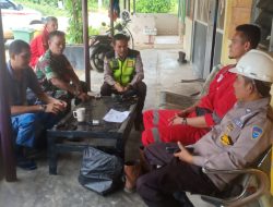 Babinsa Koramil 15/Kuala Kampar dan sekuriti PT Pertamina Hulu Kampar (PHE) Patroli Rutin Karlahut di wilayah Objek Vital Negara