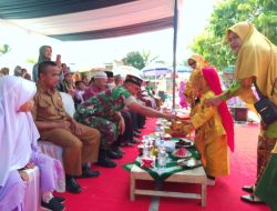 Kopda Zulpan Harahap Babinsa Koramil 16/Tapung Hadiri Silahturahmi Syawal 1444 H