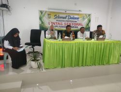 Babinsa Koramil 16/Tapung Hadiri Lokakarya Mini Lintas Sektor Puskesmas Tapung