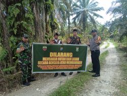 Babinsa Koramil 01/Bkn Gencar Sosialisasi Cegah Karhutla Kepada Masyarakat