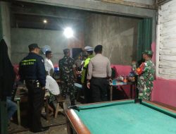 Sinergiritas Babinsa Kodim 08/TDN Bersama Bhabinkamtibmas Ciptakan Kamtibmas di Desa Binaan
