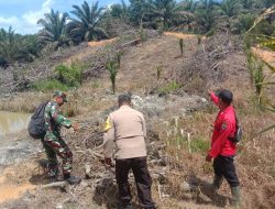 Cegahan Karhutla, Babinsa Langgam Laksanakan Patroli Terpadu Bersama Polri dan Manggal Agni