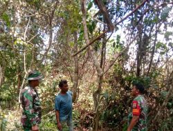 Cuaca Panas Rawan Karhutla, Babinsa Koramil 08/TDN Gencarkan Patroli dan Sosialisasi