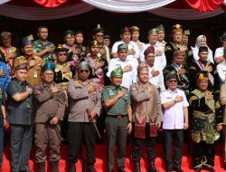 Dandim 0313/Kpr Ikuti Peresmian Polisi Rukun Warga Jajaran Polres Kampar