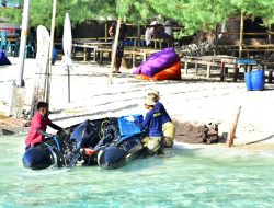 PENYELAM 12 NEGARA PESERTA MNEK 2023 NIKMATI KEINDAHAN BAWAH LAUT PULAU SAMALONA