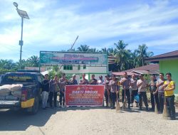 Sinergi TNI-POLRI, Bersama Masyarakat Ikuti Karya Bhakti