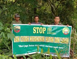 Babinsa Lakukan Patroli Rutin dan Sosialisasi Karhutla