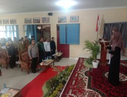 Wujudkan Keharmonisan Antar Umat Beragama, Danramil 16/Tapung Hadiri Lounching Pembentukan Kampung Moderasi Beragama
