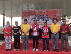 Danramil 04/Pkl.Kuras Ikuti Olahraga Bersama TNI- POLRI, Forkopinda dan Masyarakat Dalam Rangka HUT Bhayangkara Ke- 77