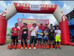PRAJURIT RAJAWALI LAUT TOREHKAN PRESTASI AJANG MARATHON BHAYANGKARA 10 KM