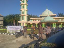 Babinsa Kelurahan Rantau Kasai Laksanakan Pengamanan Sholat Idul Adha di Masjid Raya Sultan Zainal Abidinsyah