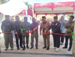 Dukung Perekonomian di Wilayah Binaan, Danramil 16/Tapung Dampingi Dandim 0313/Kampar Hadiri Peresmian PKS